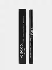 Подводка-фломастер для глаз, черная, водостойкая, KIKO