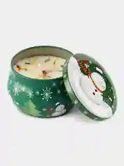 Зеленый свеча ароматическая новогодняя, аромасвеча