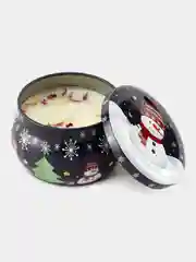 Темно-синий свеча ароматическая новогодняя, аромасвеча