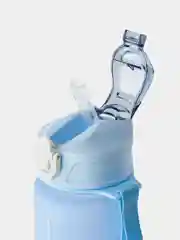 Оранжевый бутылка для воды спортивная с трубочкой, 750 мл