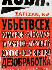 РУБИТ Зафизан Убьет всех 20мл от летающ. и полз.(комаров,блох,мух)х40-1шт