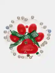 Красный сквиш новогодний, лапка новогодняя, прозрачный, котик