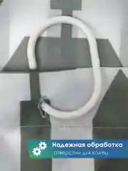 Серый металлик штора для ванной комнаты и душа текстильная водоотталкивающая 180х180 см полиэстер, ВИЛИНА