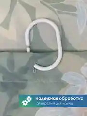Серый штора для ванной комнаты и душа текстильная водоотталкивающая 180х180 см полиэстер, ВИЛИНА