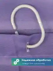 Пурпурный штора для ванной комнаты и душа текстильная водоотталкивающая 180х180 см полиэстер, ВИЛИНА