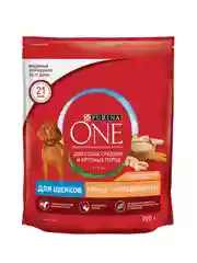 Корм для щенков PURINA ONE, курица, рис, 700 г