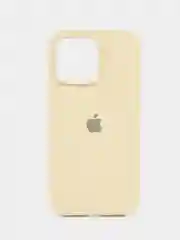 Бежевый чехол для iPhone, Айфон 11, 12, 13, 14, 15, Pro, Max, Silicone Case, силиконовый
