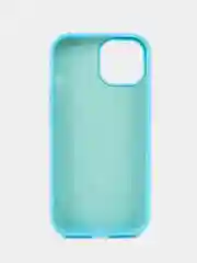 Голубой чехол для iPhone, Айфон 11, 12, 13, 14, 15, Pro, Max, Silicone Case, силиконовый