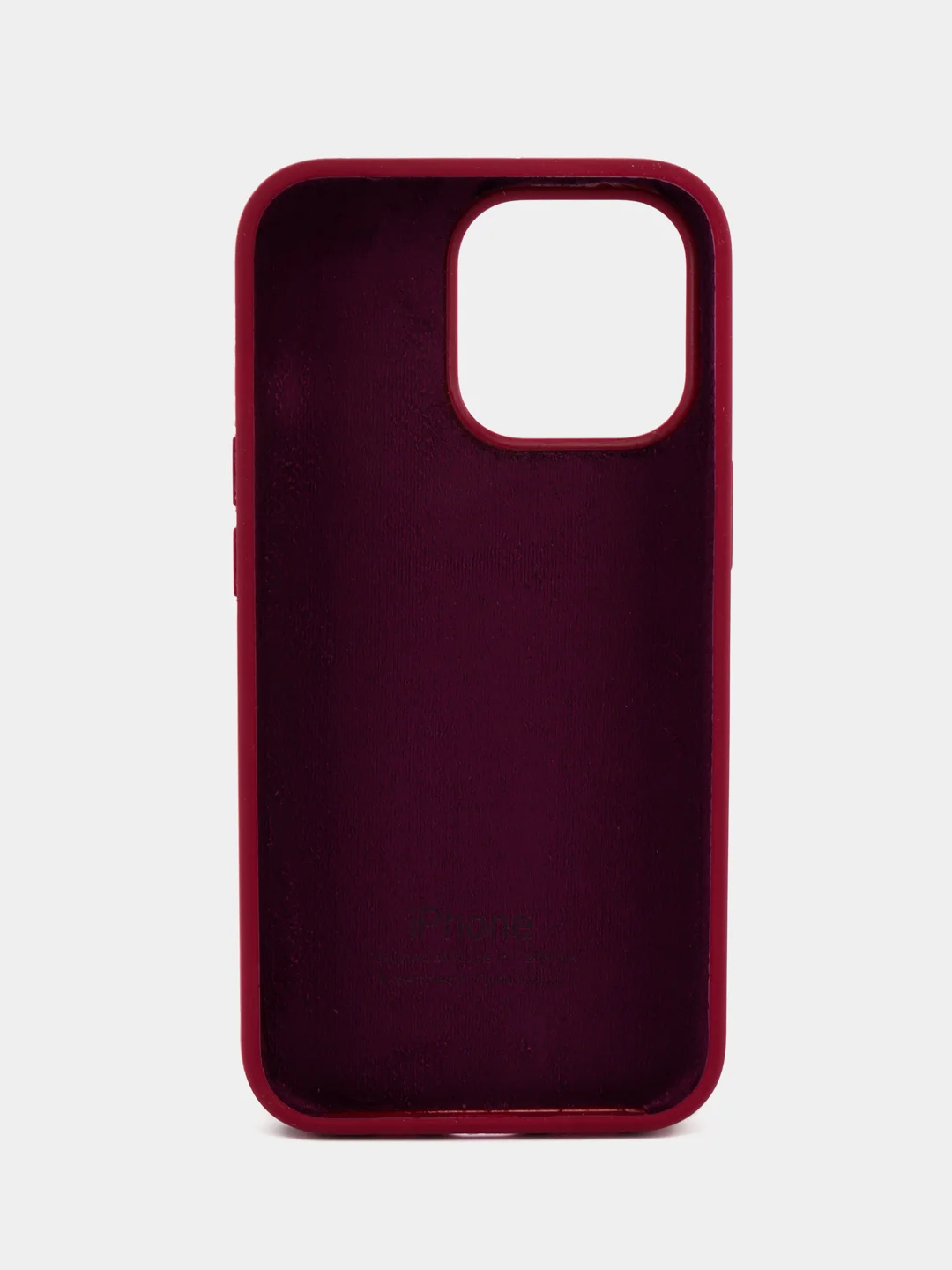 Бордовый силиконовый чехол на iPhone 13 Pro / Silicone case iPhone 13 Pro