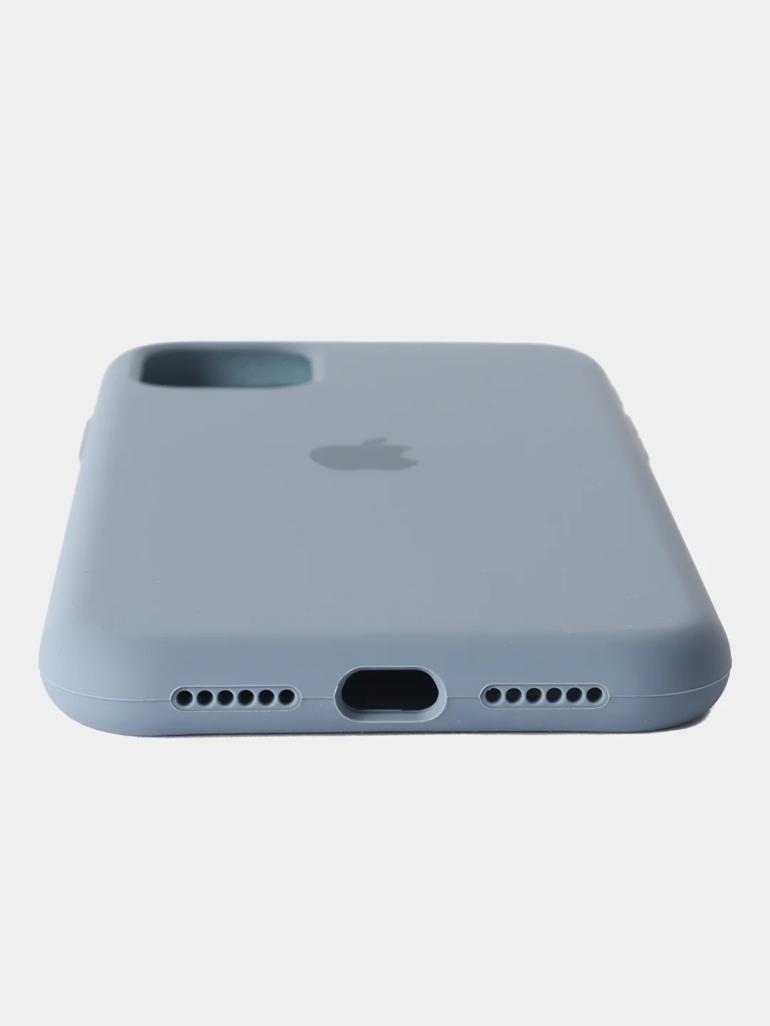 Синий меланж чехол для iPhone, Айфон 11, 12, 13, 14, 15, Pro, Max, Silicone Case, силиконовый