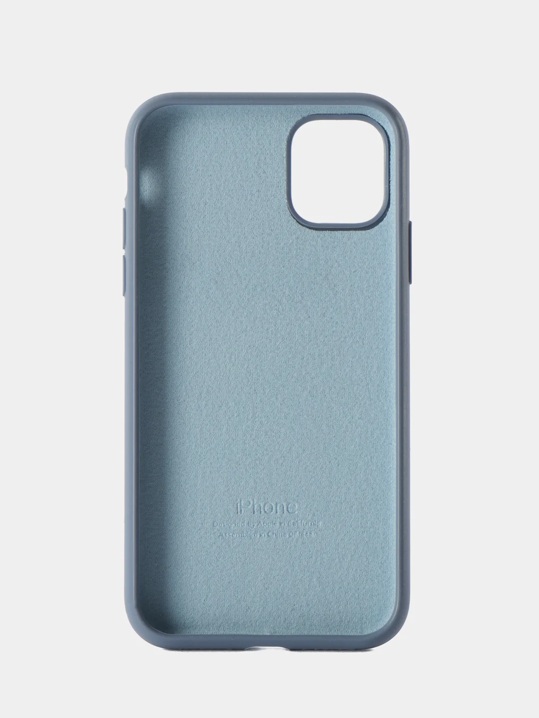 Синий меланж чехол для iPhone, Айфон 11, 12, 13, 14, 15, Pro, Max, Silicone Case, силиконовый