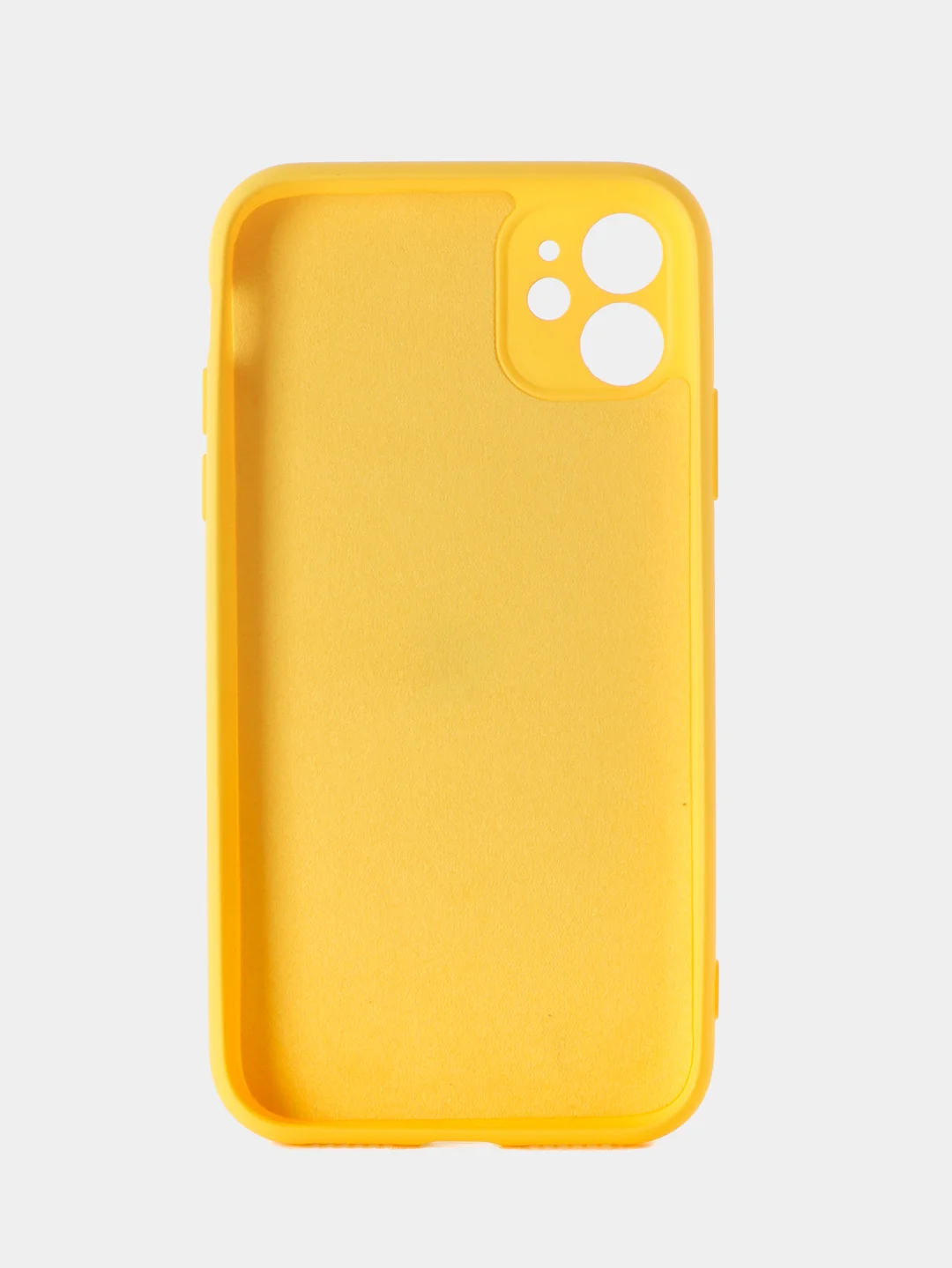 Желтый чехол Soft - Touch для iPhone 11