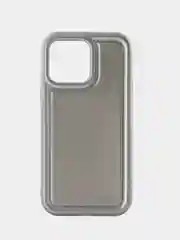 Серебряный чехол на iPhone 14 Pro Max / на айфон 14 Про Макс