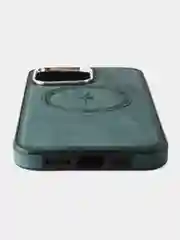 Зеленый чехол на iPhone 14 Pro Max MagSafe / Чехол на айфон 14 Про Макс