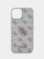 Чехол Guess PU leather iPhone 13/14 из экокожи серый
