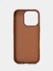 Чехол Guess PU leather iPhone 16 Pro из экокожи коричневый