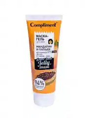 Compliment маска-гель для лица МАНДАРИН И ПАПАЙЯ витаминный детокс и сияние кожи, 130мл