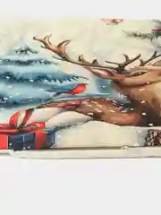 Красный наволочка декоративная, новогодняя, чехол для подушки