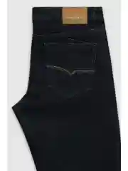 Темно-синий утепленные джинсы comfort fit мужские