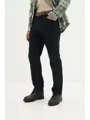 Темно-синий утепленные джинсы comfort fit мужские