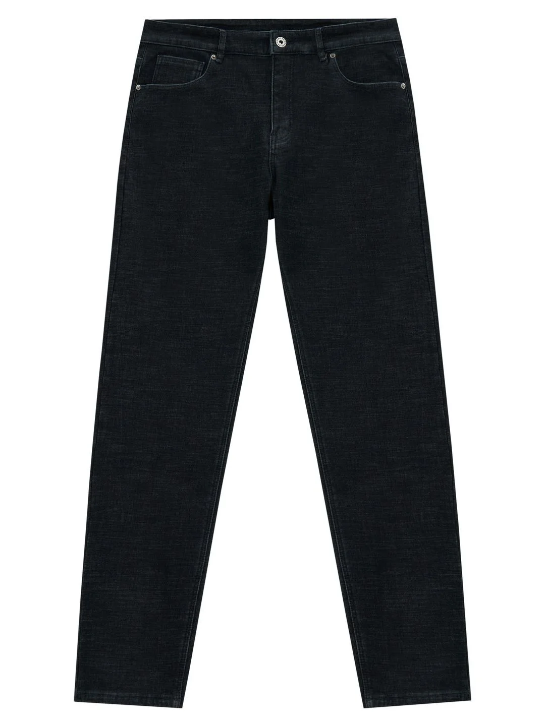 Темно-синий утепленные джинсы comfort fit мужские