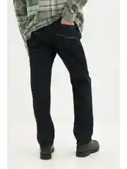 Темно-синий утепленные джинсы comfort fit мужские