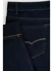 Синий утепленные джинсы comfort fit мужские