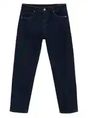 Синий утепленные джинсы comfort fit мужские