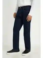 Синий утепленные джинсы comfort fit мужские