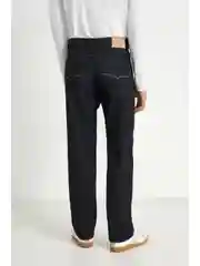 Черный утепленные джинсы comfort fit мужские