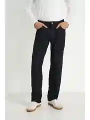 Черный утепленные джинсы comfort fit мужские