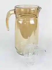 Кувшин для воды стеклянный с крышкой, 1 шт., 1650 мл,  PROMSIZ цвет Янтарь
