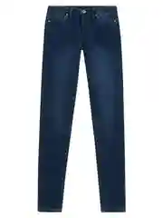 Синий джинсы slim fit женские