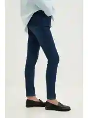 Синий джинсы slim fit женские