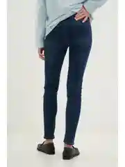 Синий джинсы slim fit женские