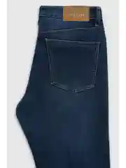 Синий джинсы slim fit женские