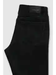 Черный джинсы slim fit женские