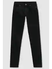 Черный джинсы slim fit женские