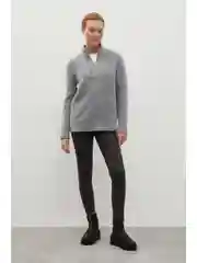 Серый джинсы slim fit женские