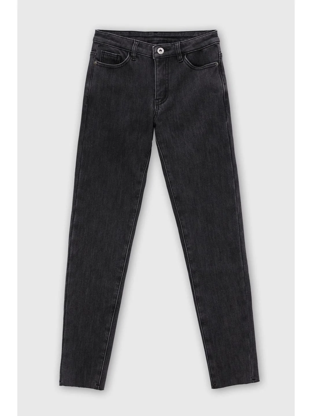 Серый джинсы slim fit женские