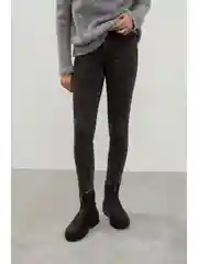 Серый джинсы slim fit женские