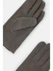 Серый текстильные женские перчатки