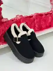 Черный угги женские зимние на платформе, короткие,с принтом, размеры 36-41,3 расцветки