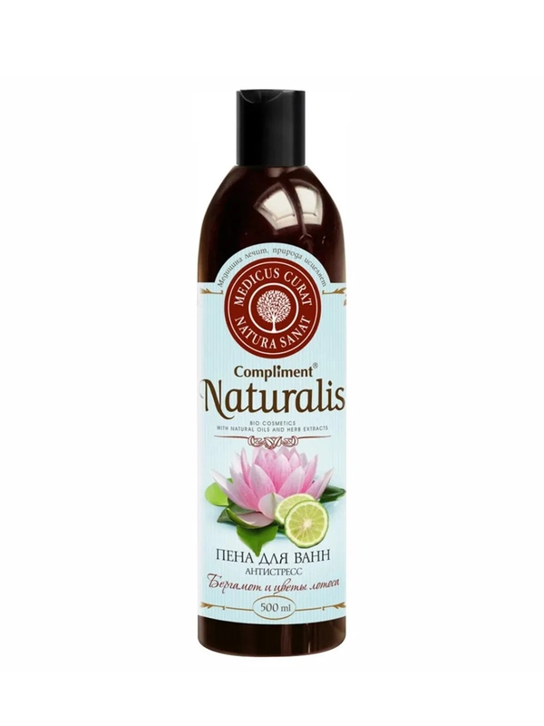 Compliment Naturalis пена для ванн Антистресс (Бергамот и цветы лотоса) 500 мл