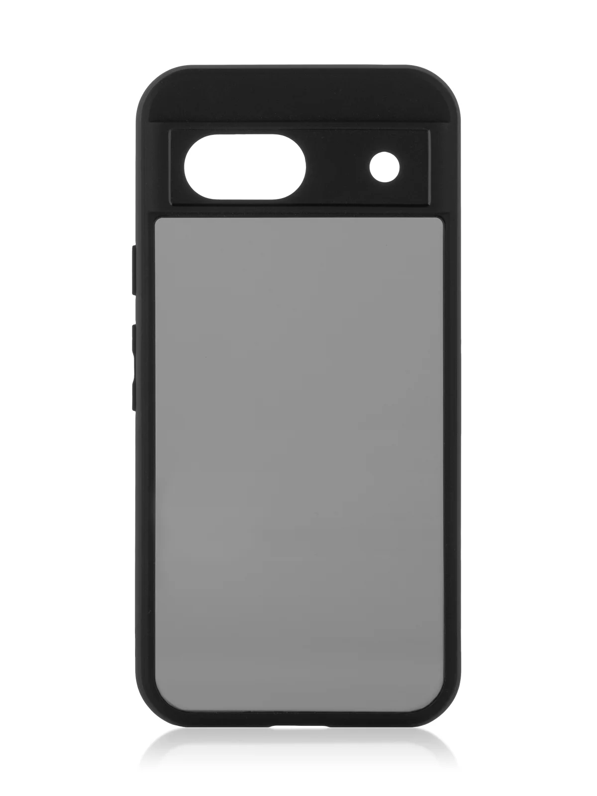 Черный чехол для Google Pixel 8a пластиковый с силиконом BROSCORP противоударный с защитой камер