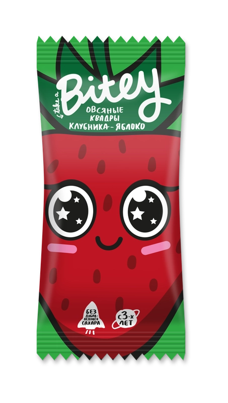 Квадры "Яблоко-Клубника" 30гр Детский
