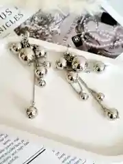 Серебряный серьги-подвески
