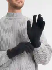 Перчатки зимние вязанные