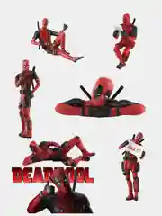 Игрушка в машину DEADPOOL. Сувенир на панель автомобиля ДЭДПУЛ. 5 видов