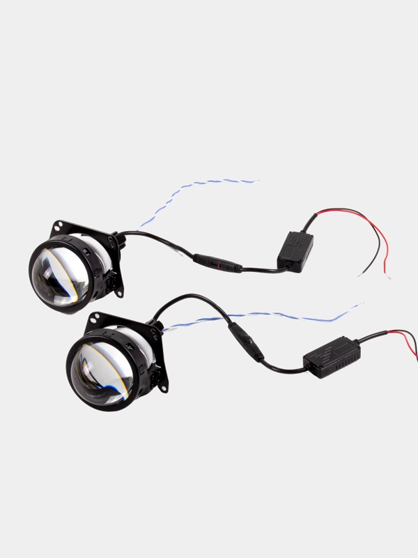 Светодиодные Би Линзы (би лед) в фары K1, Биксенон, Bi-LED 12V